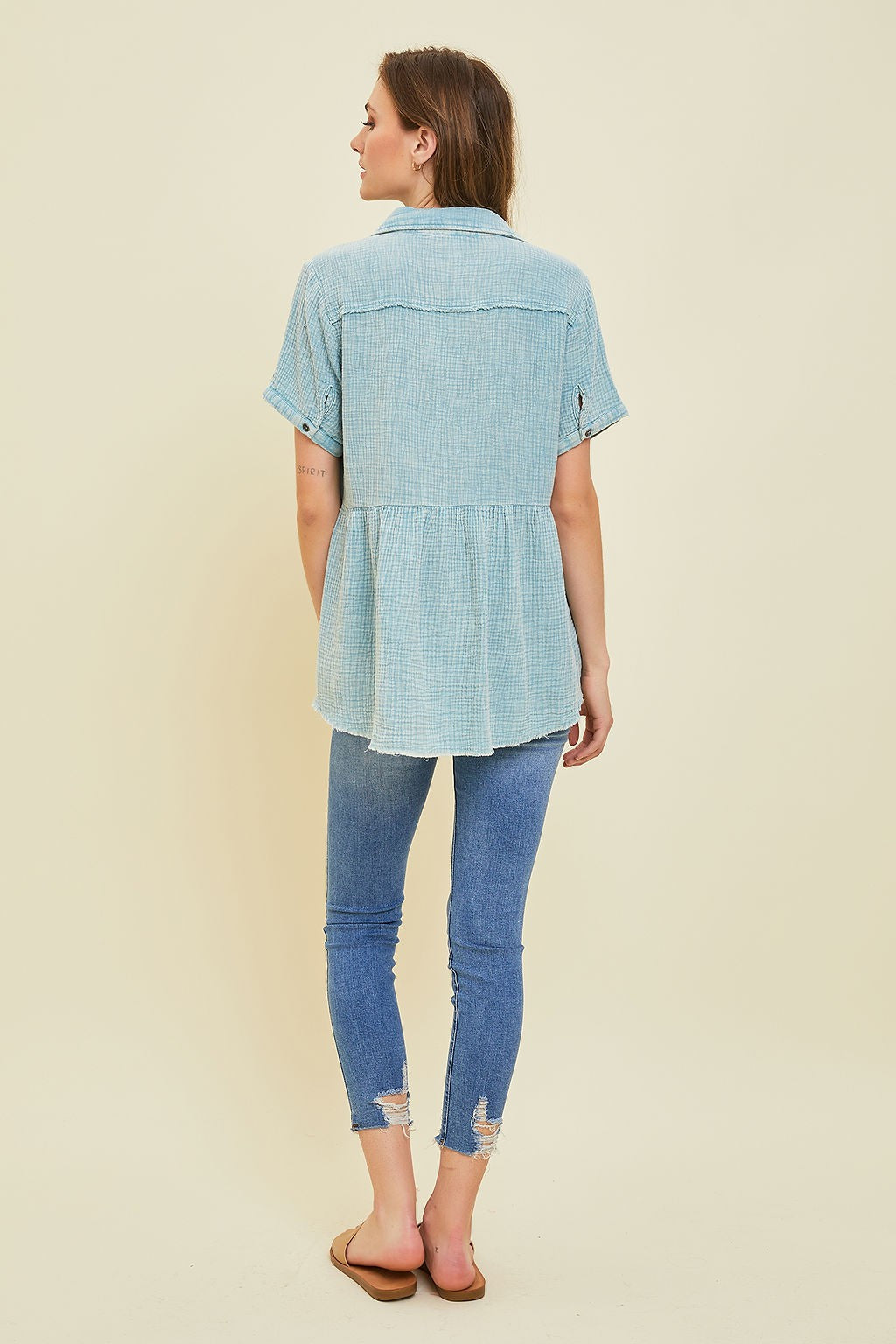 Baby Doll Button Down Shirt