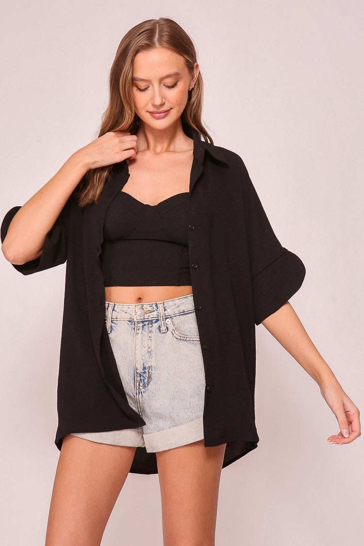 Brooklyn Airflow Button Down Top