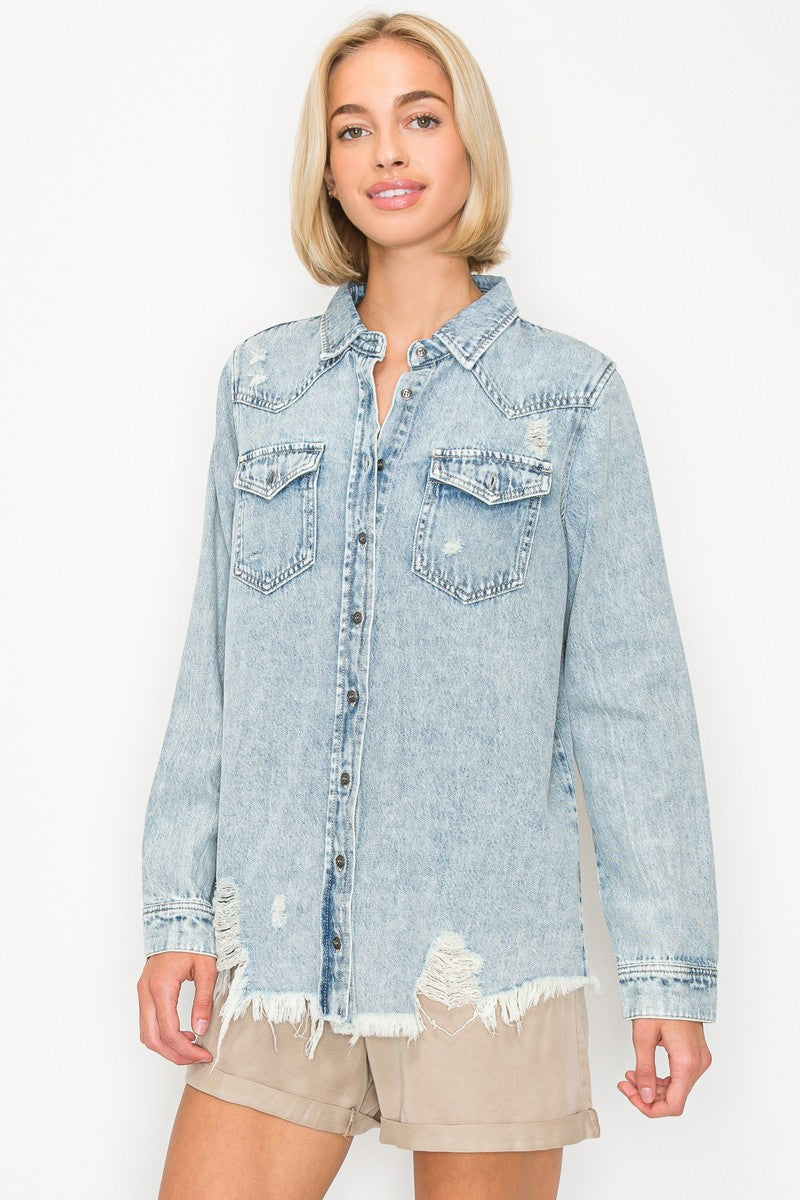 Lainey Denim Shirt