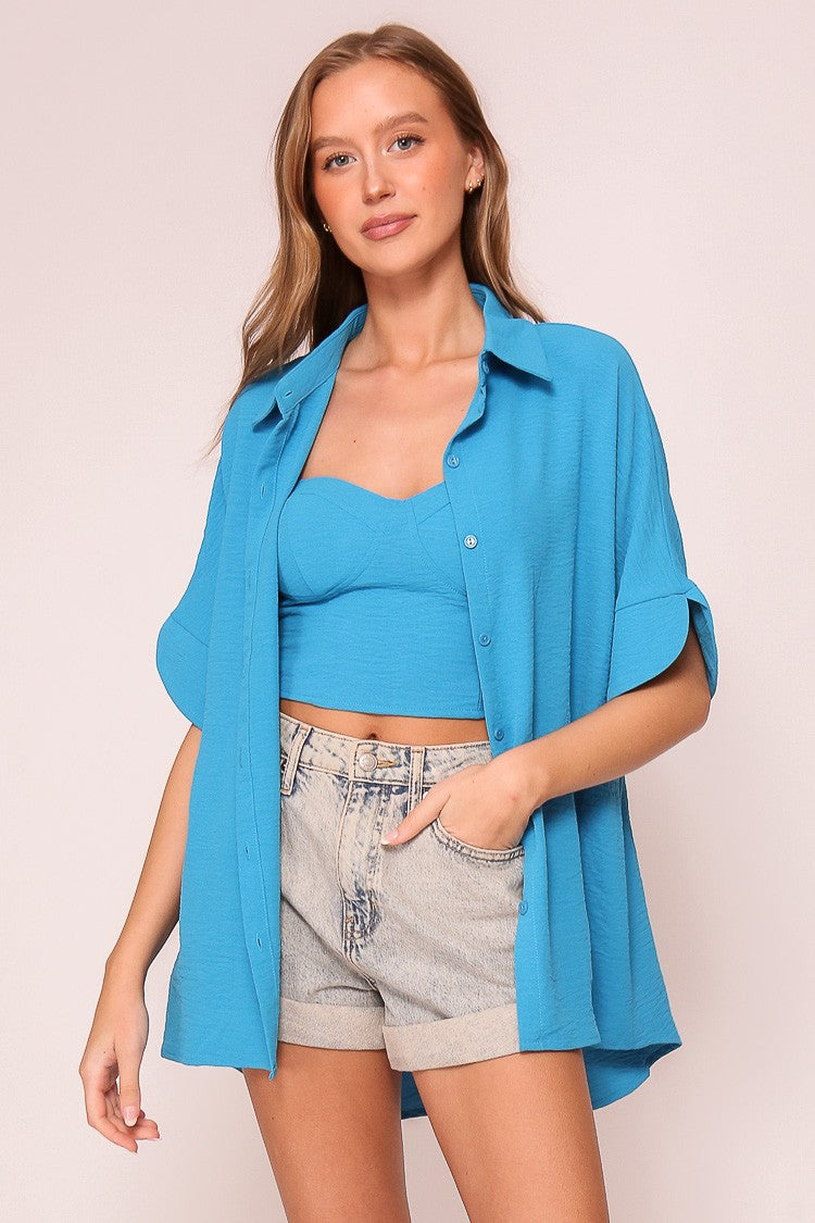 Brooklyn Airflow Button Down Top