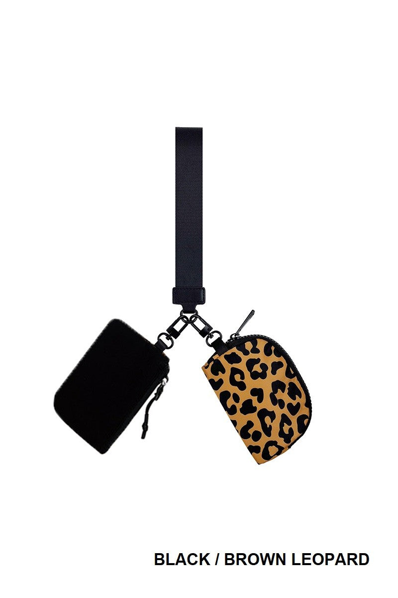 Dual Pouch Wristlet