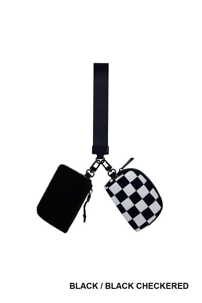 Dual Pouch Wristlet