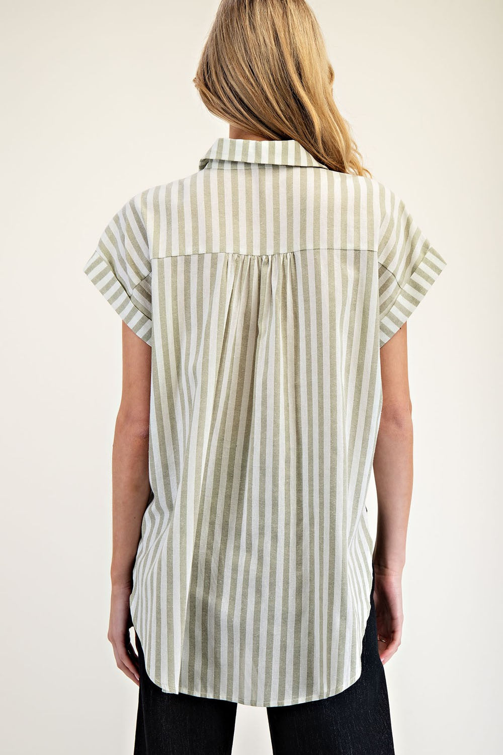 Highs and Lows Striped Blouse