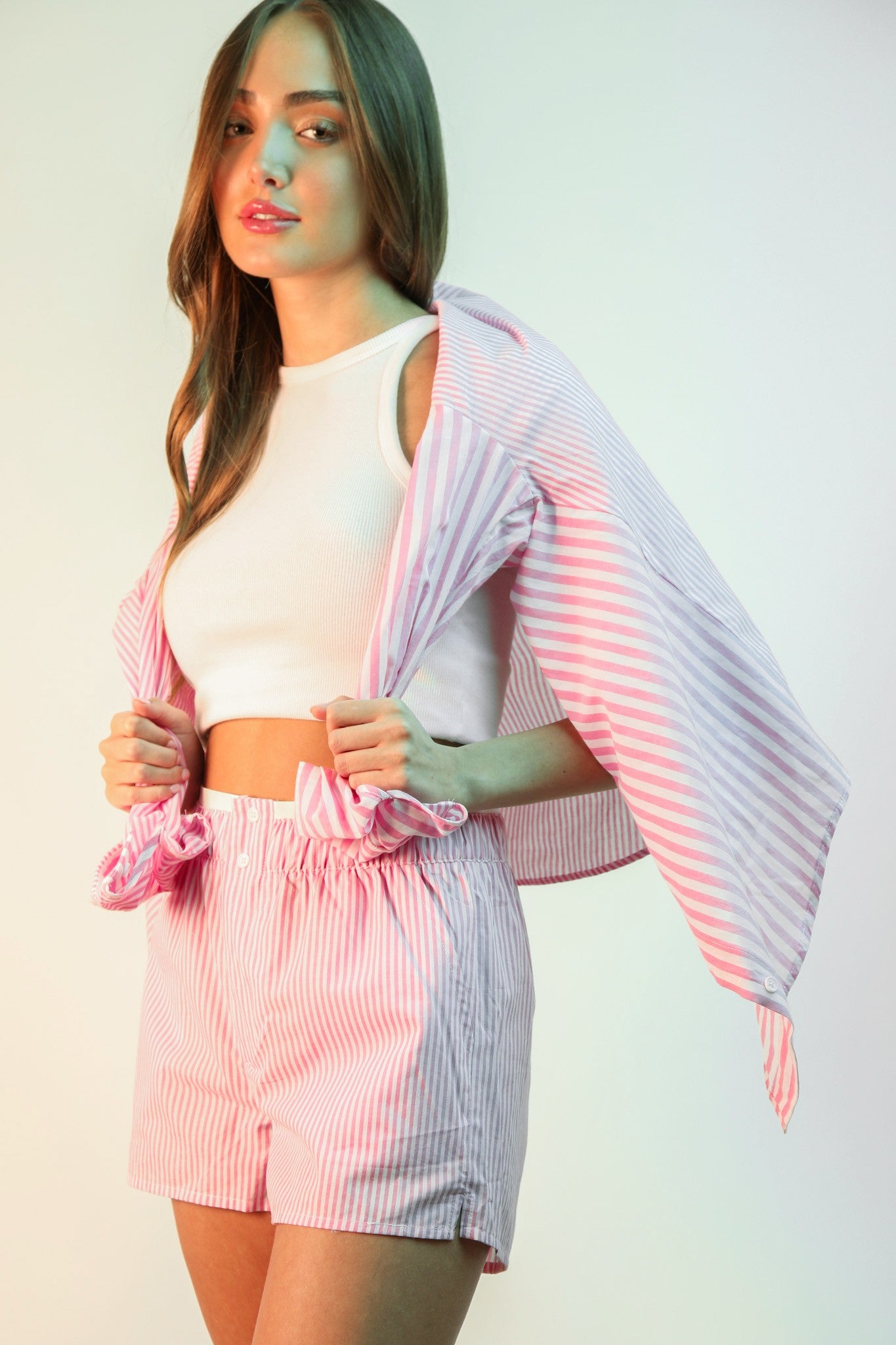 Striped Boxer Set