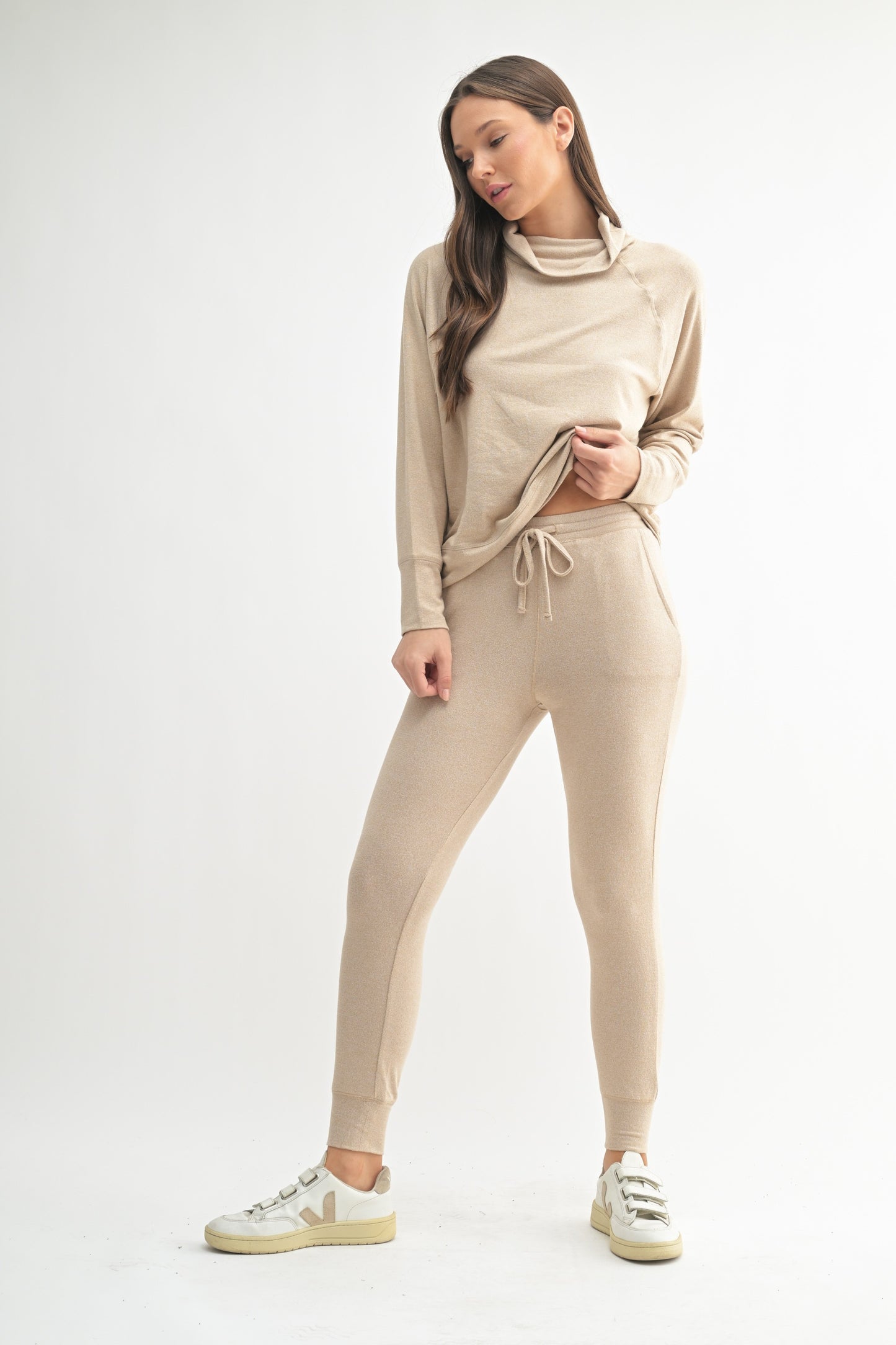 Hacci Cowl Neck Pullover