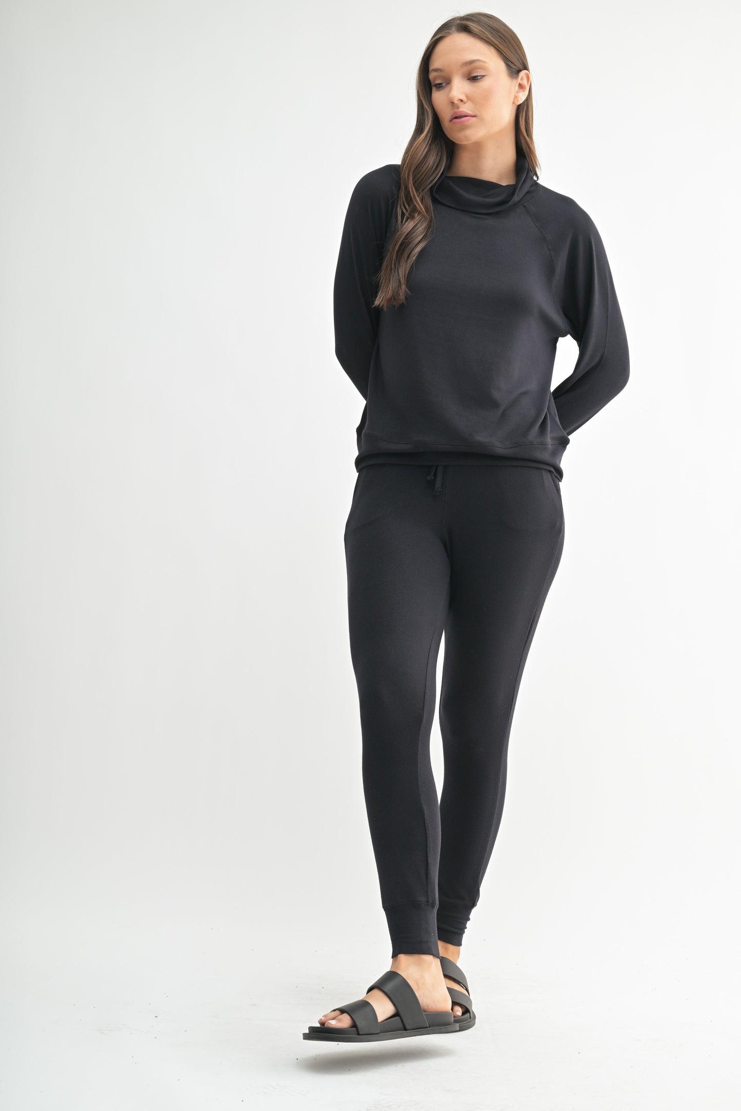 Hacci Cowl Neck Pullover