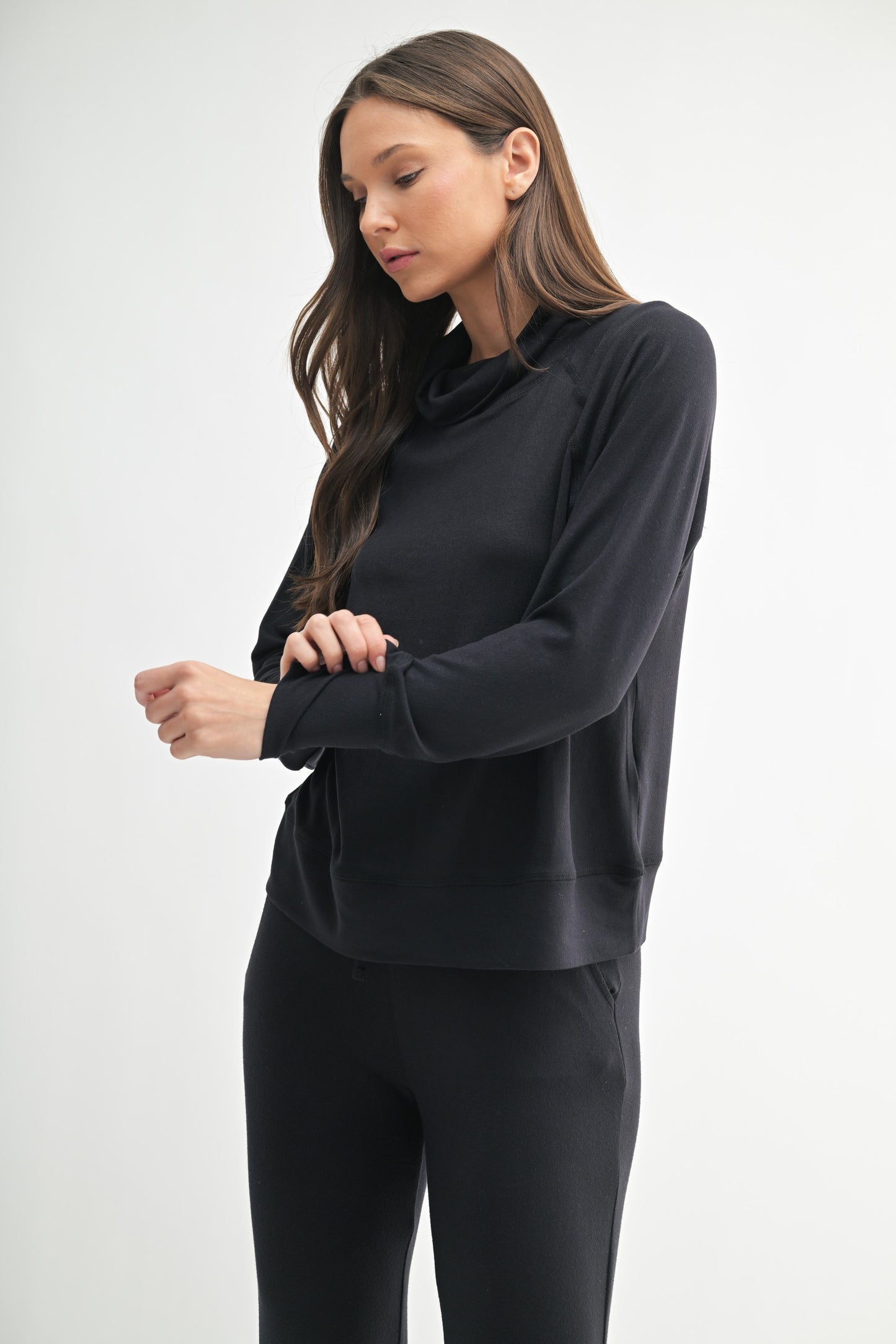 Hacci Cowl Neck Pullover