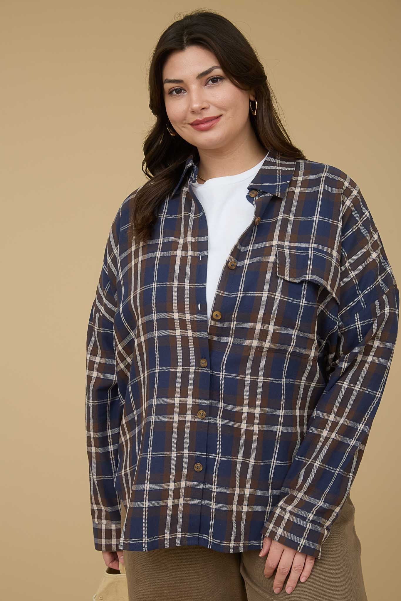 Plaid Button Down