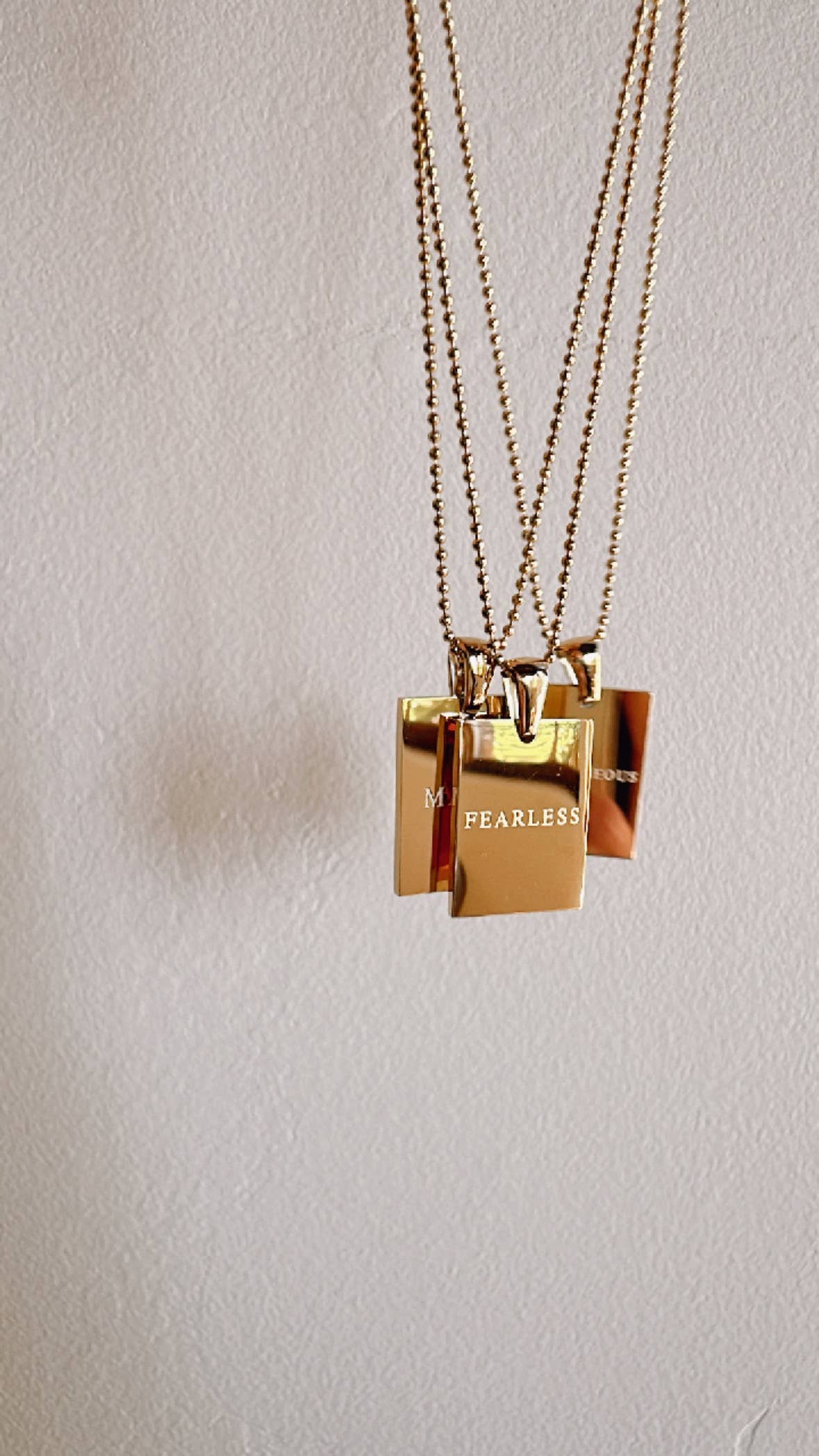 "Fearless" Empowerment Necklace