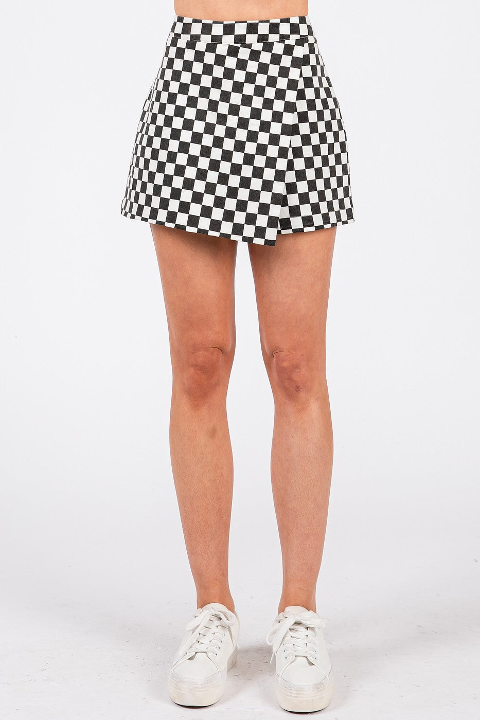Checkered Skort