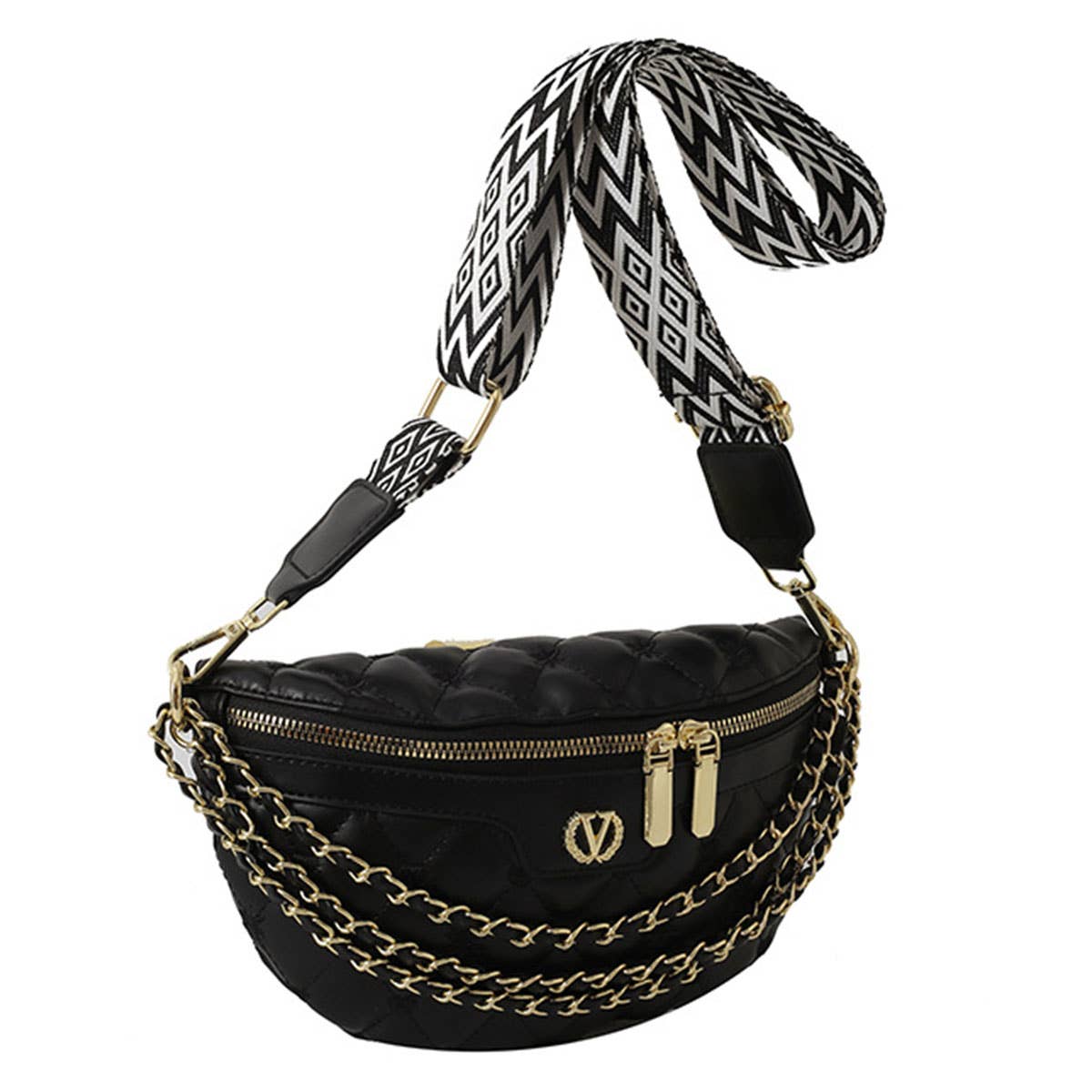 Triple Chain Belt Bag
