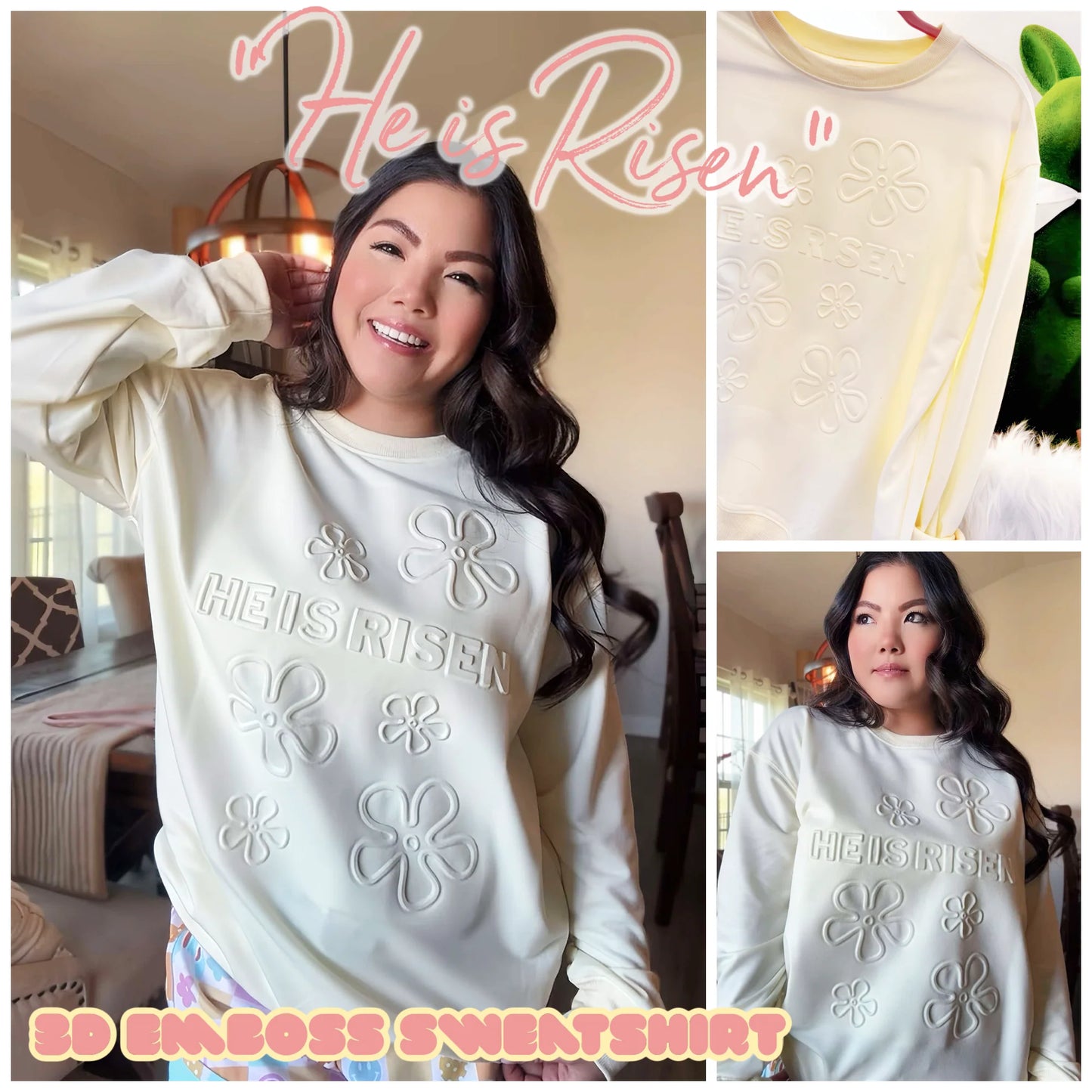 He Is Risen Crewneck