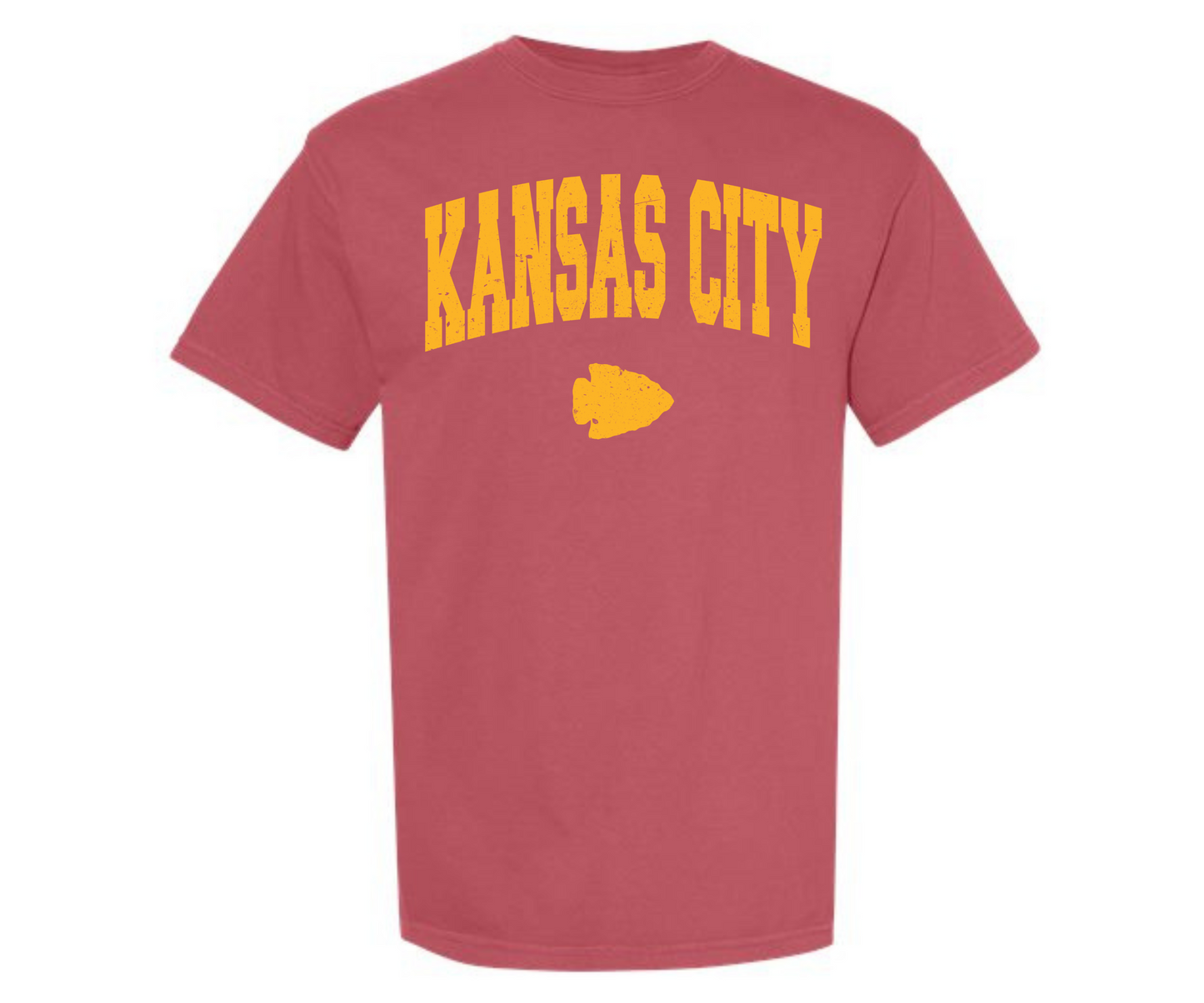 KC Yellow Script Comfort Colors