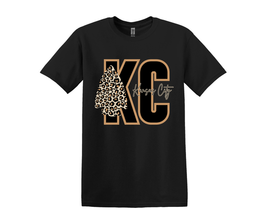 KC Leopard Arrowhead Tee