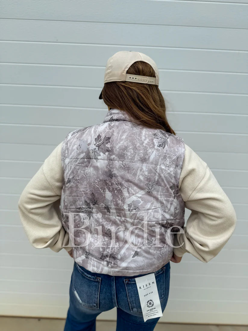Camo Puffer Vest