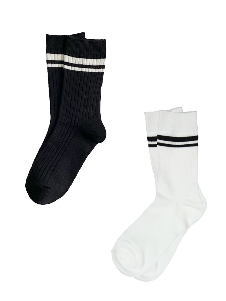 STRIPED CREW SOCKS