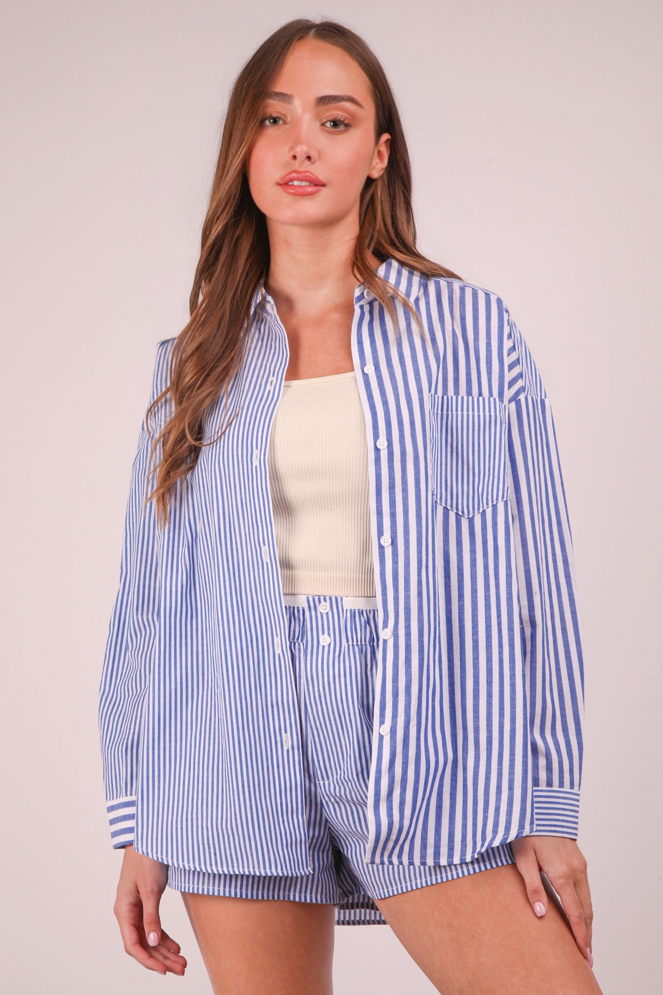 Striped Boxer Set