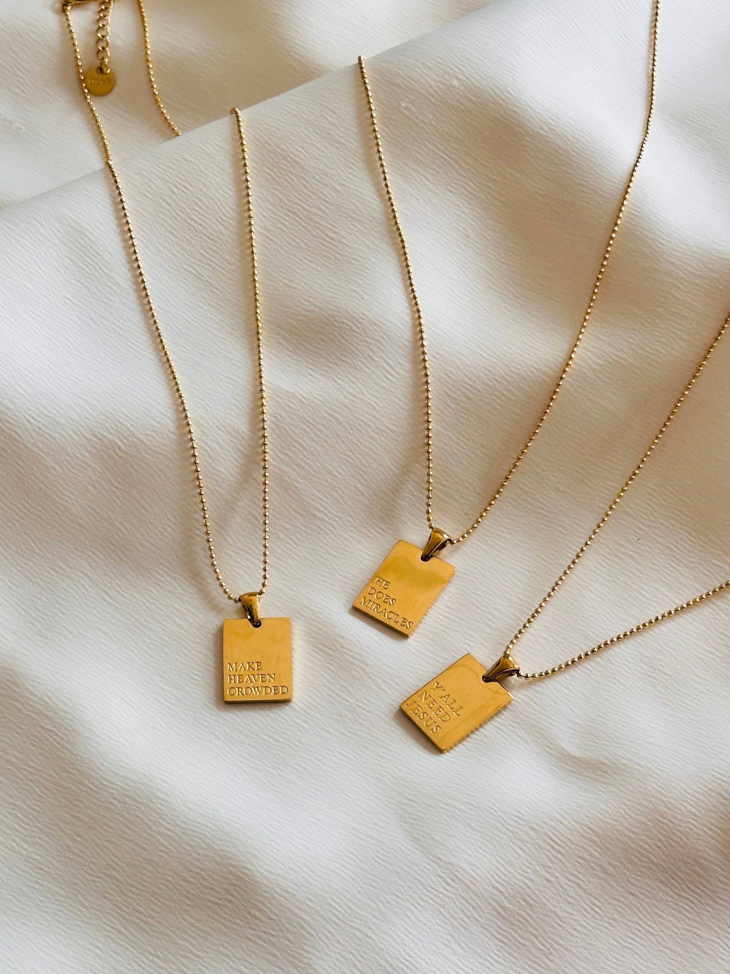 "Make Heaven Crowded" Empowerment Necklace