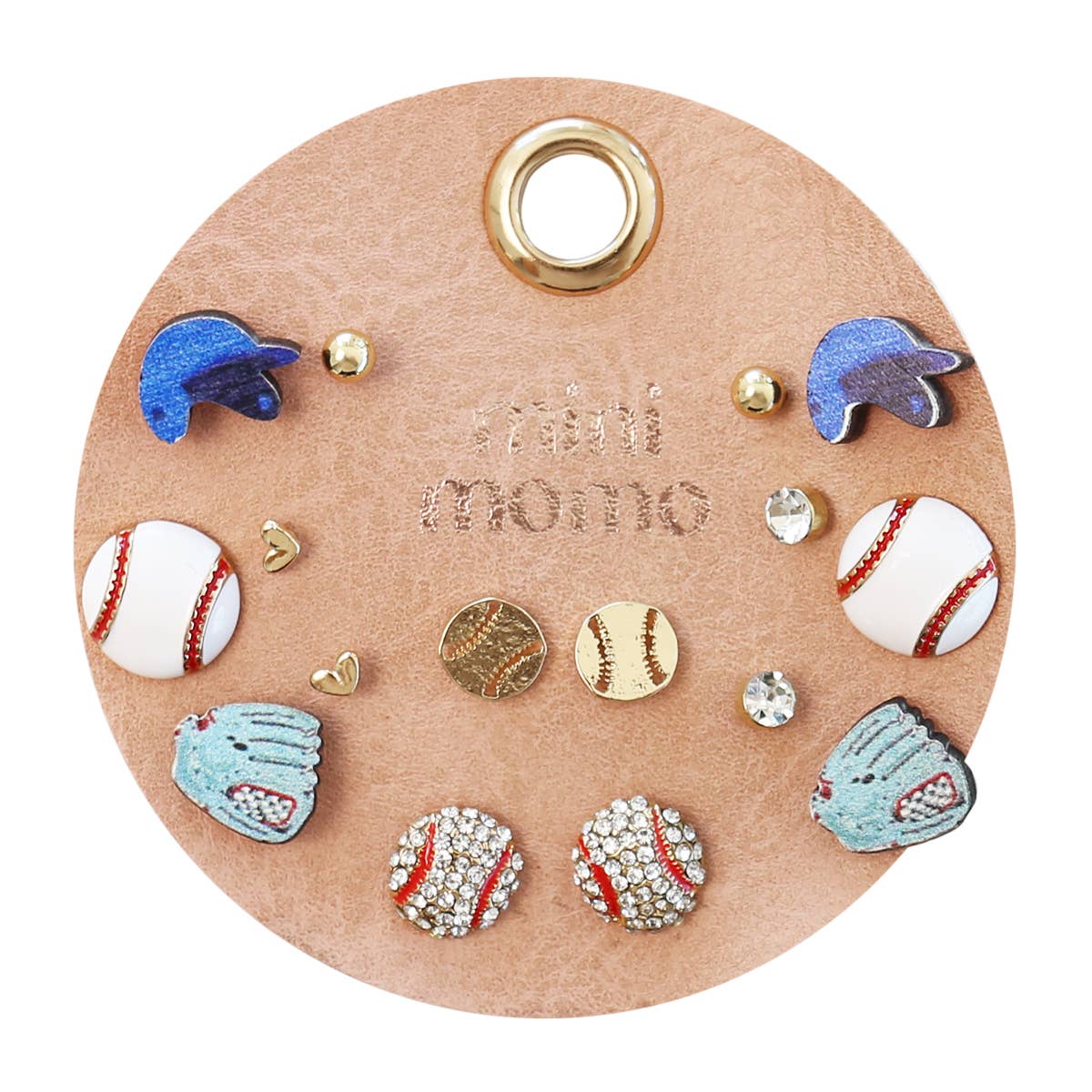 Baseball Stud Earrings Multipack Assorted Set