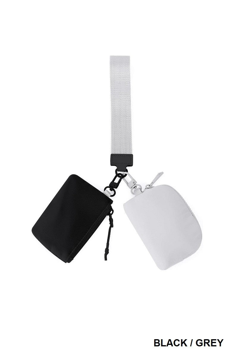 Dual Pouch Wristlet