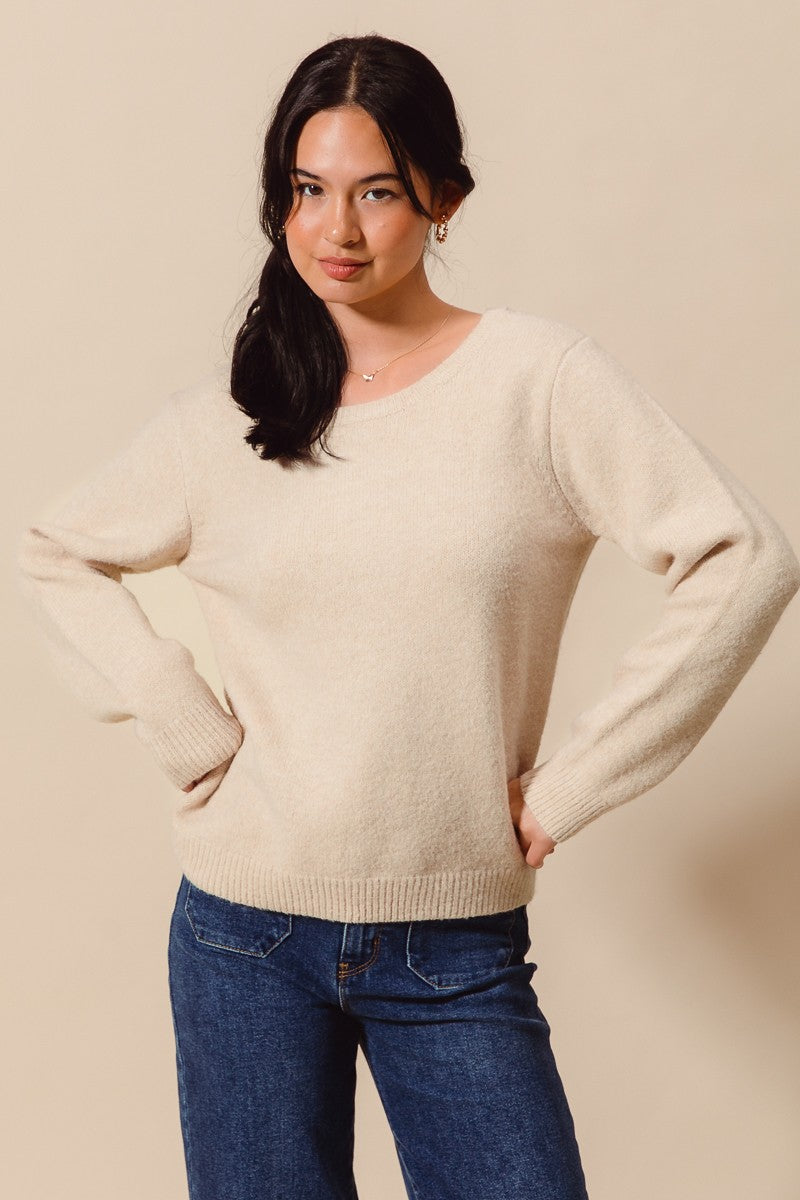 Reversable Bow Sweater