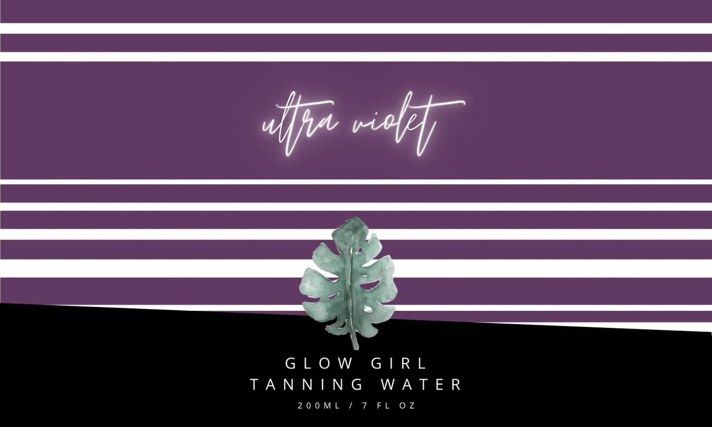 Ultra Violet Glow Girl Tanning Water