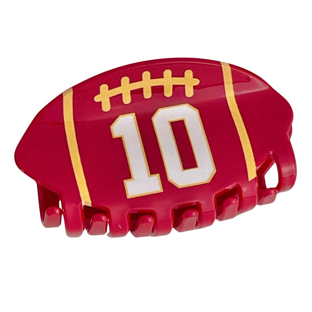 10 Football Claw Clip