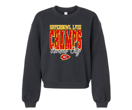 Champs Cropped Crewneck