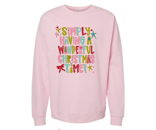Simply Having a Wonderful Christmas Time Crewneck