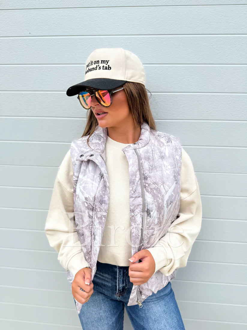 Camo Puffer Vest