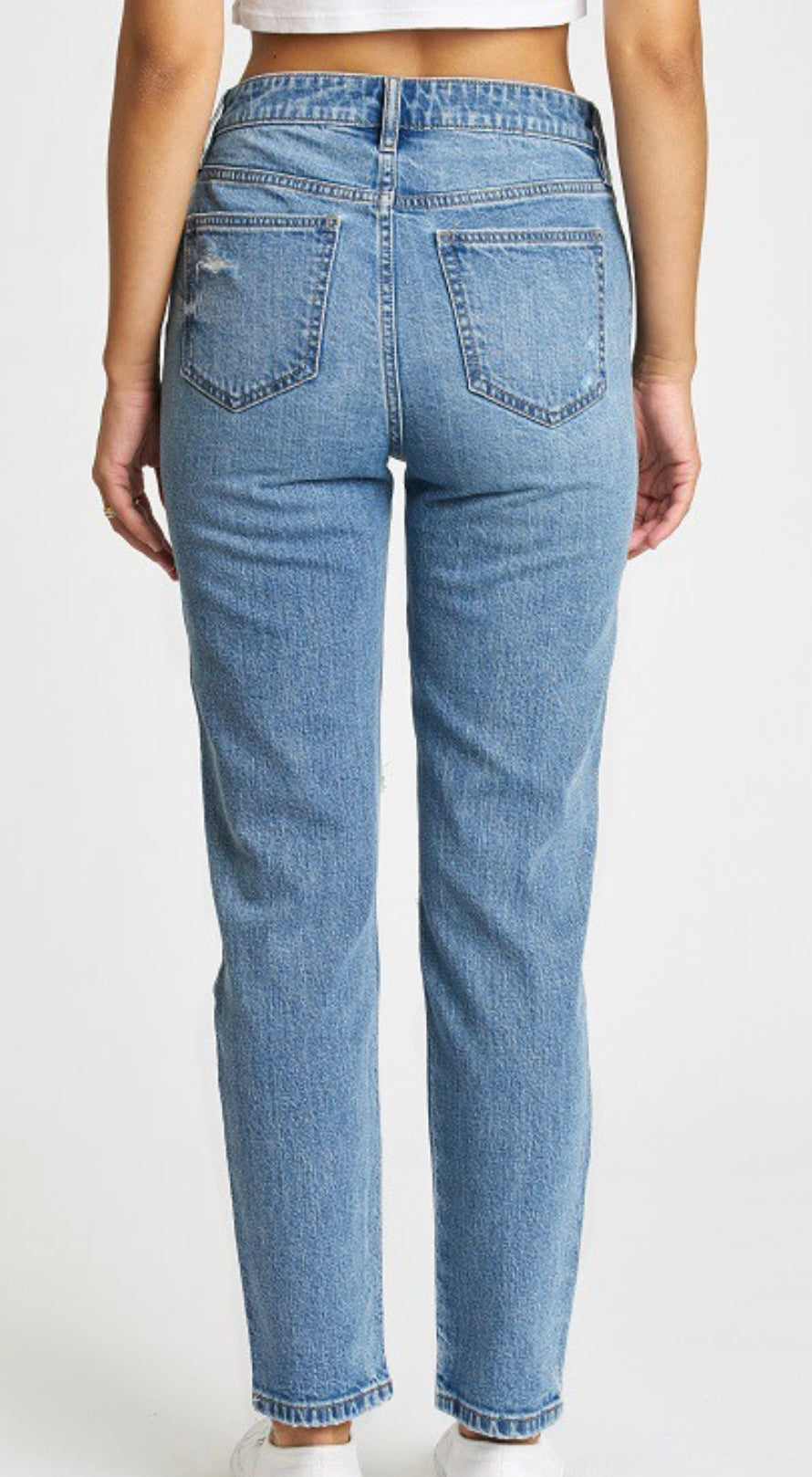 Topshop mom cheap jeans blue